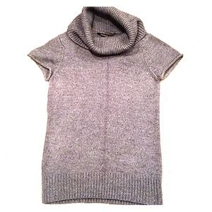 BCBG MaxAzria Short Sleeve Turtleneck Sweater